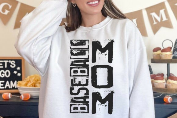Baseball Mom Typography Design: A Closer Look