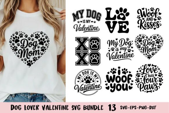 Explore the Dog Lover Valentine SVG Bundle