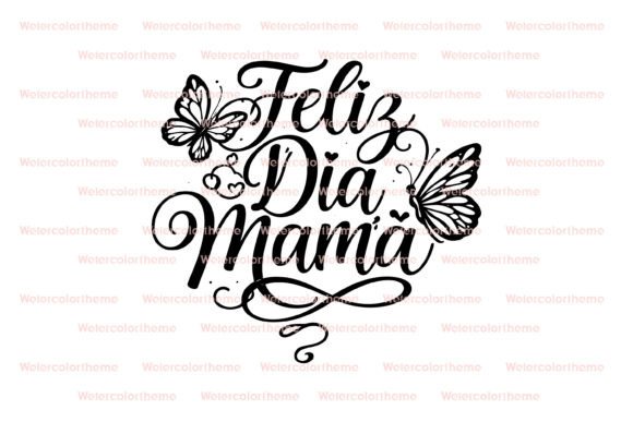 Feliz Día Mamá Cake Topper SVG: A Charming Mother’s Day Design